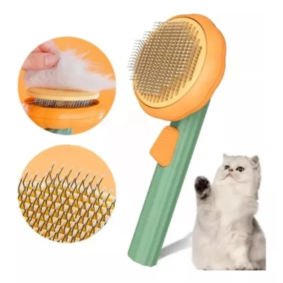 🐾 Cepillo Removedor de Pelo para Perros y Gatos con Autolimpieza