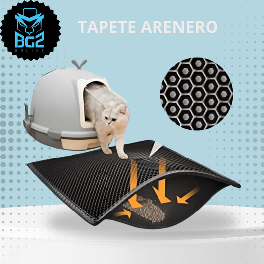 Tapete Arenero Recolector de Arena para Gatos (40 x 50 cm)