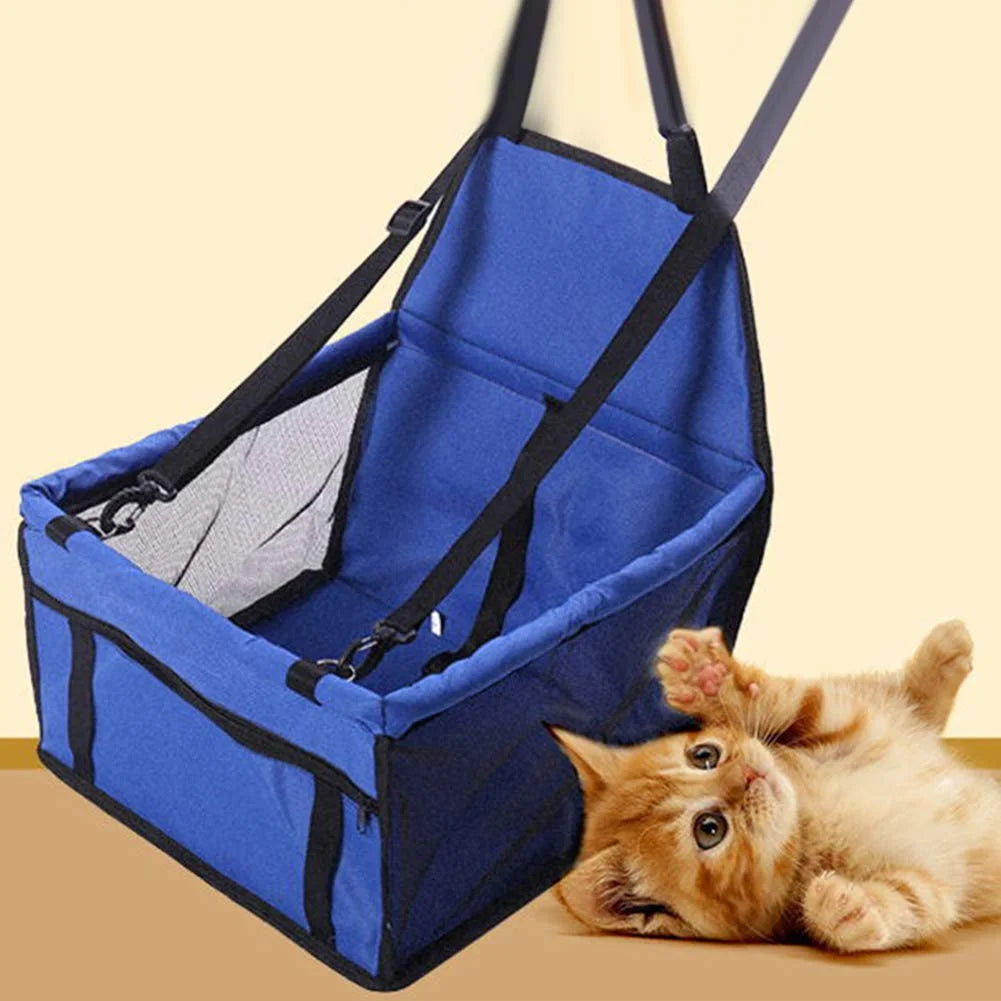 🐾 Asiento de Seguridad para Mascotas + Cepillo de Vapor GRATIS