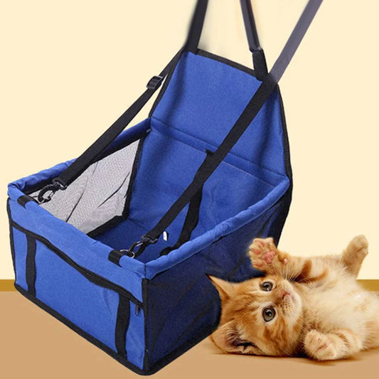 🐾 Asiento de Seguridad para Mascotas + Cepillo de Vapor GRATIS